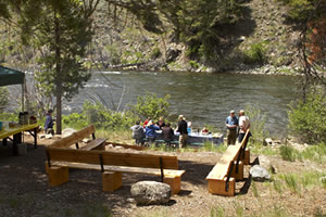 River Rafting Trips and Gourmet food